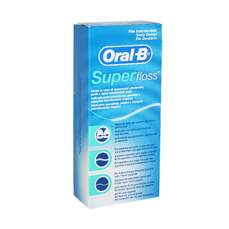 ORAL-B SUPERFLOSS 50 FILI